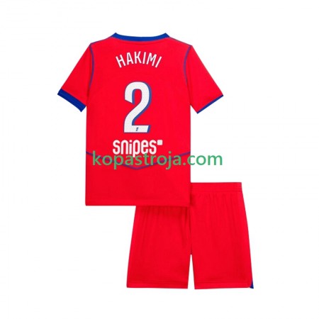 Billiga Fotbollströjor Paris Saint-Germain Achraf Hakimi 2 Barn Tredje tröja 2025/26 Kortärmad